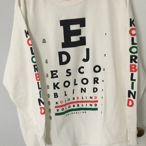 Dj Esco- Kolorblind Music Fan Long Sleeve T -Shirt - HOLIDAY SALE - Picture 3 of 5